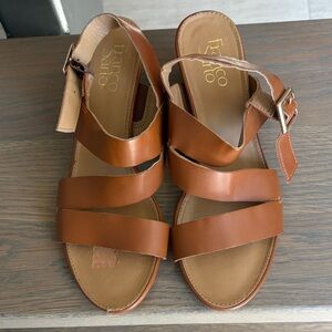 Franco Sarto Women's Brown Strappy Sandals